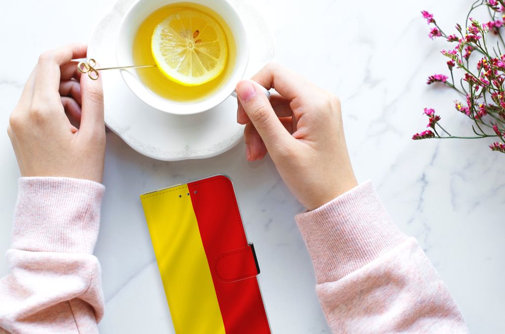 Samsung Galaxy S9 Plus Bookstyle Case Belgische Vlag