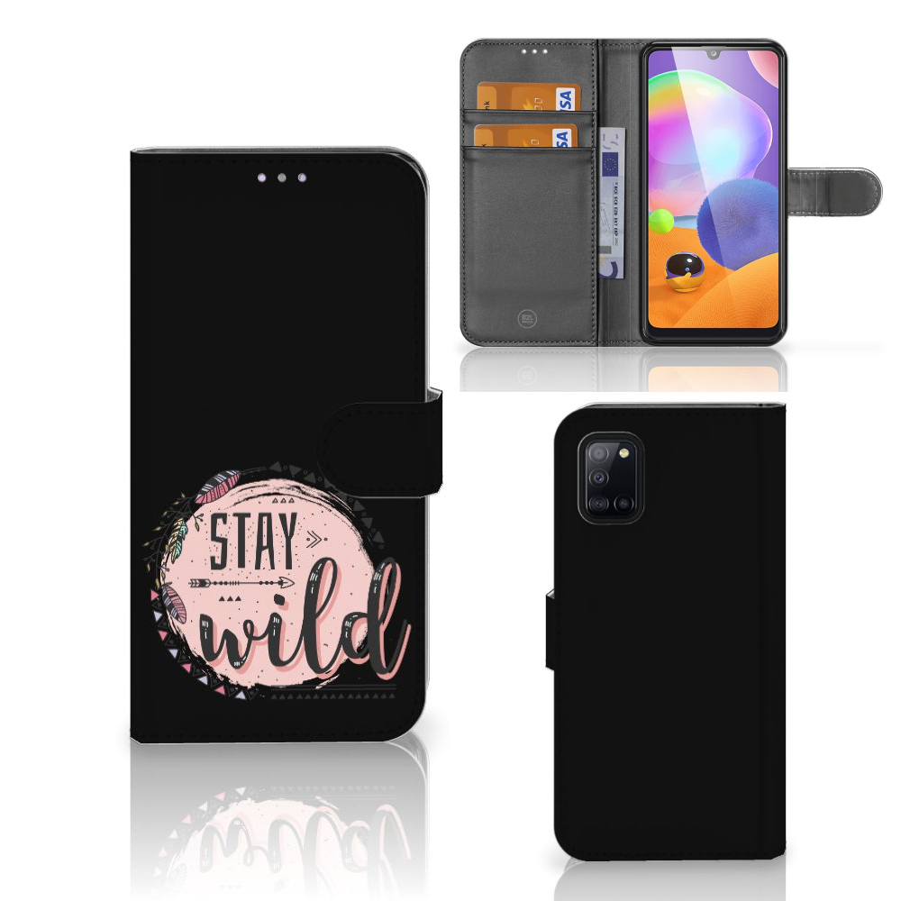 Samsung Galaxy A31 Leuk Hoesje Boho Stay Wild