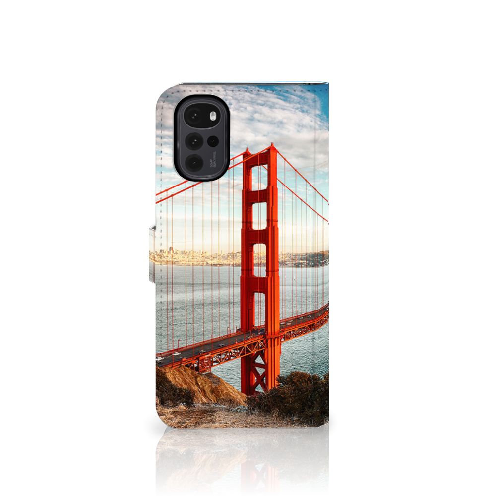 Motorola Moto G22 Flip Cover Golden Gate Bridge