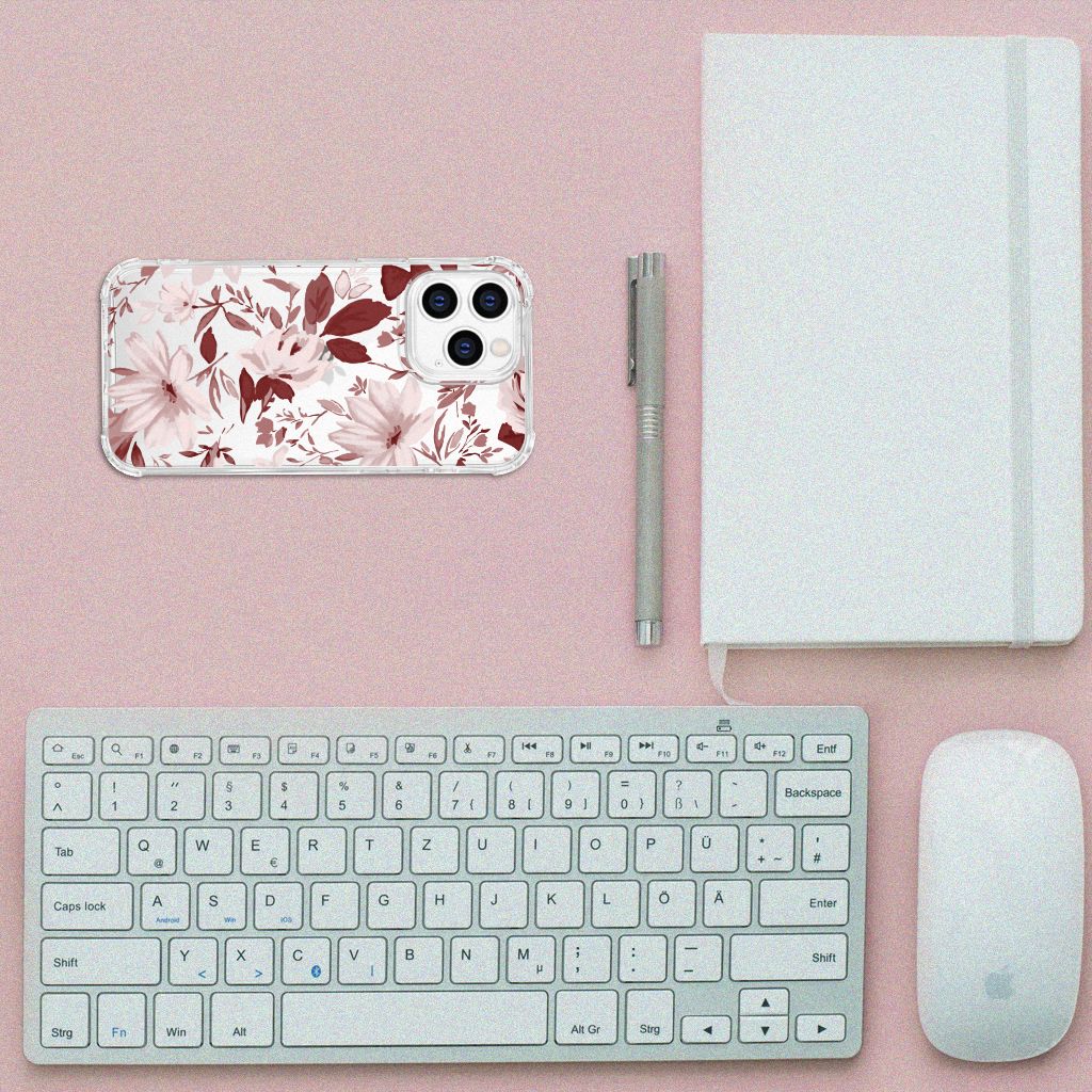 Back Cover iPhone 14 Pro Watercolor Flowers B2C Telecom
