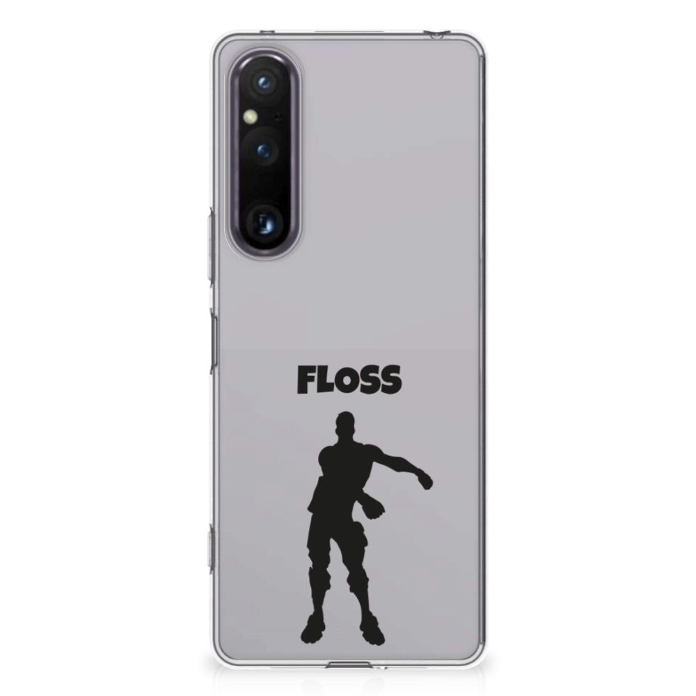 Sony Xperia 1 V Telefoonhoesje met Naam Floss