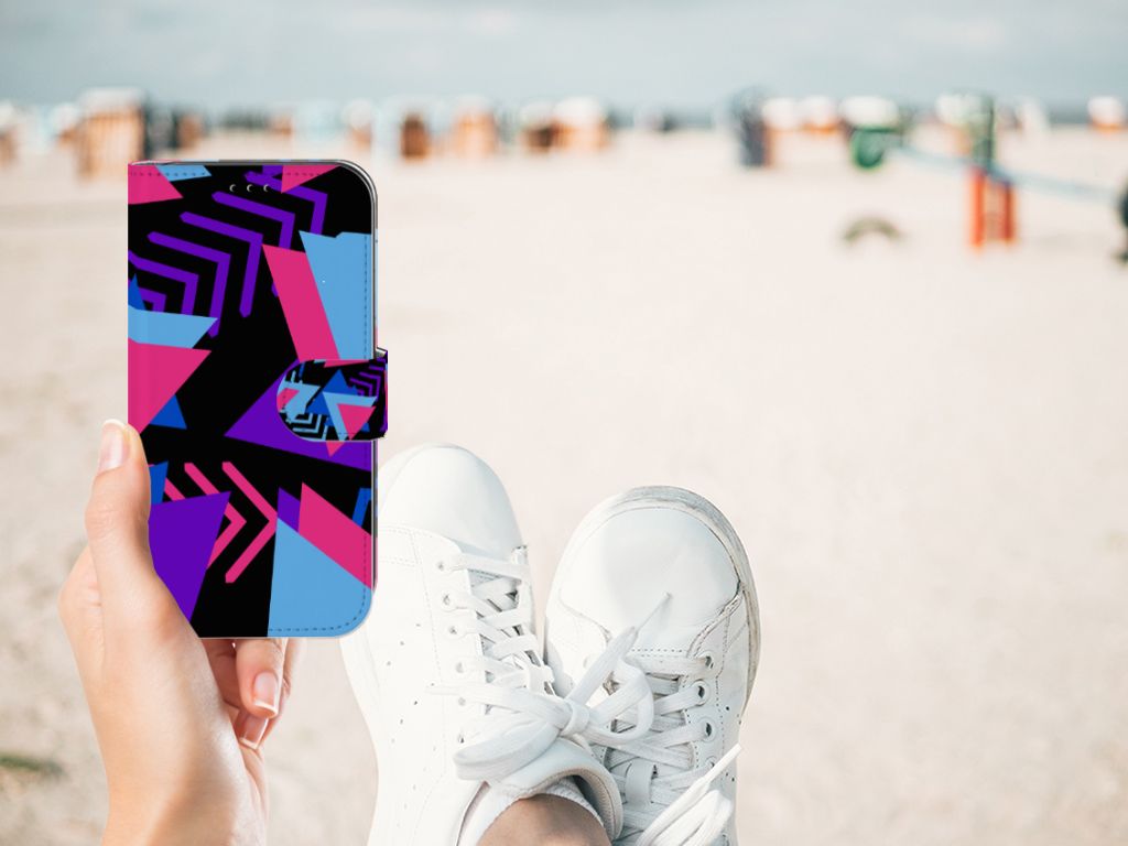 Apple iPhone 11 Book Case Funky Triangle