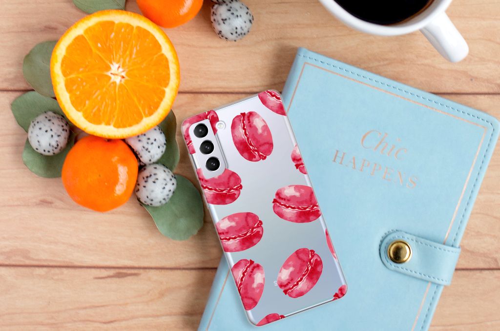 Samsung Galaxy S21 Plus Siliconen Case Pink Macarons B2C Telecom