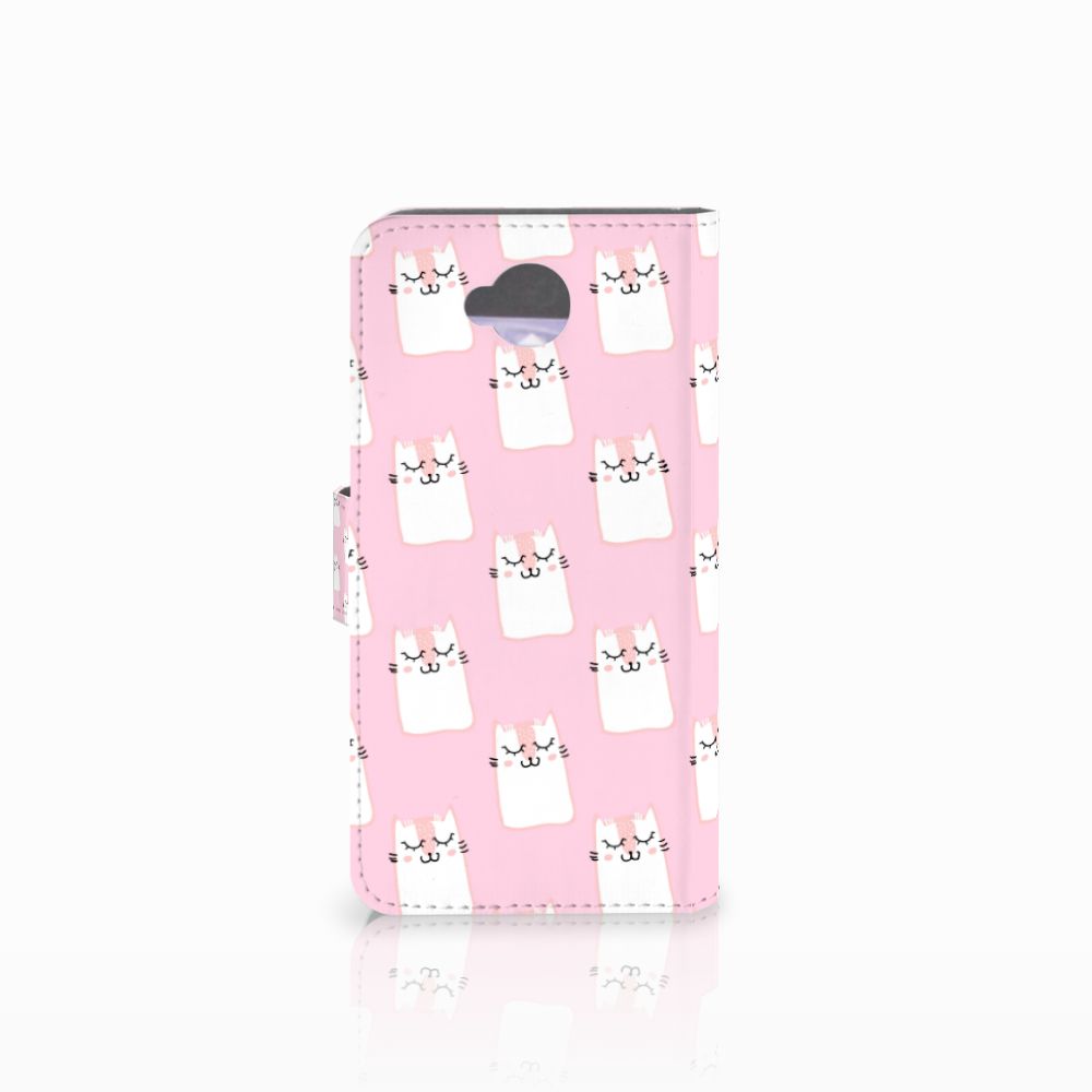 Microsoft Lumia 650 Telefoonhoesje met Pasjes Sleeping Cats