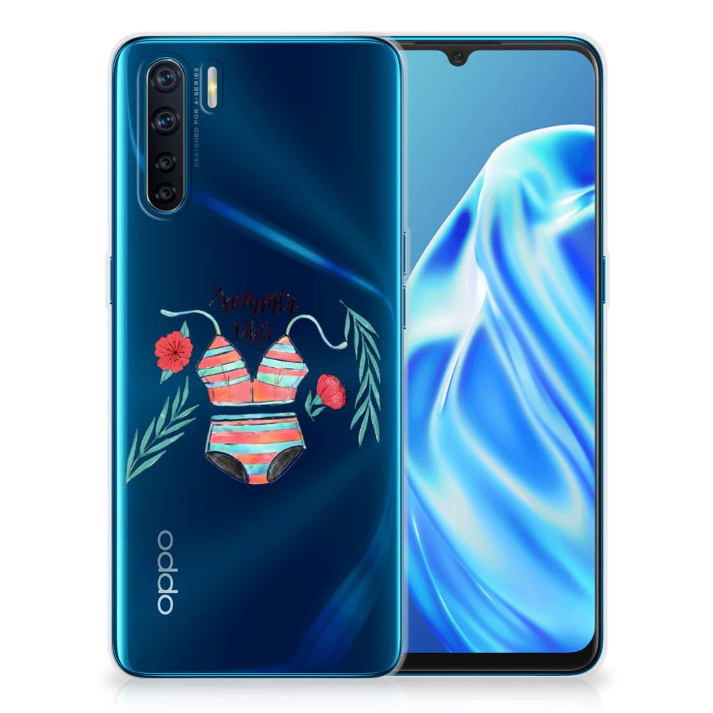 OPPO A91 Telefoonhoesje met Naam Boho Summer B2C Telecom