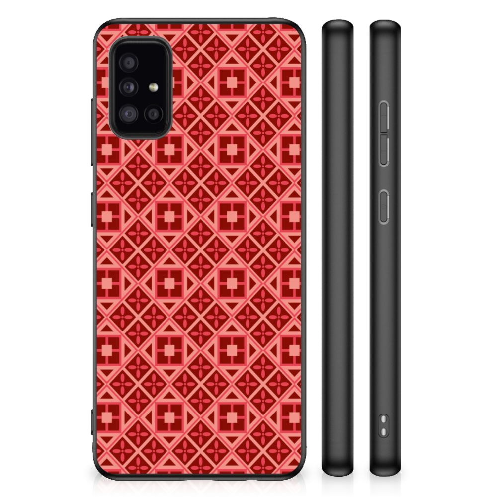 Samsung Galaxy A51 Bumper Case Batik Rood