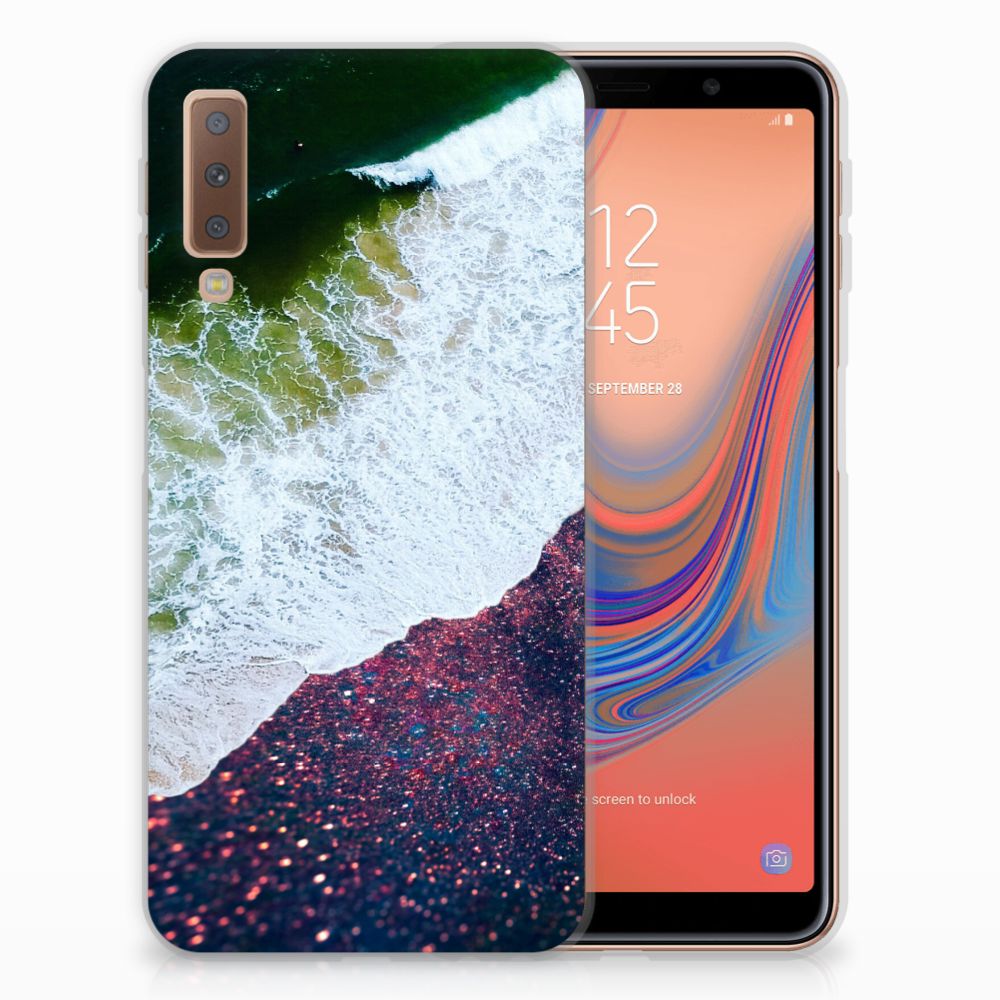 Samsung Galaxy A7 (2018) TPU Hoesje Sea in Space