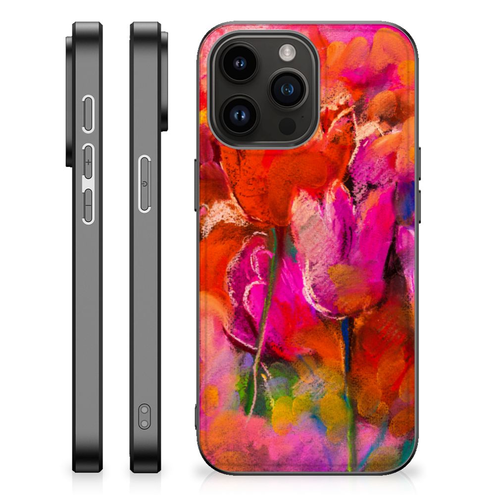 Kleurrijke Telefoonhoesje iPhone 15 Pro Max Tulips
