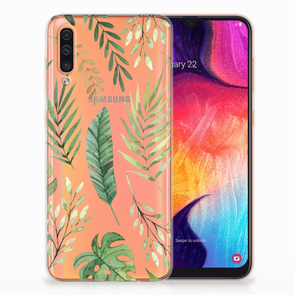 Samsung Galaxy A50 TPU Case Leaves