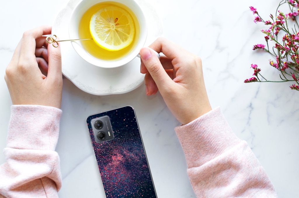 Motorola Moto G53 TPU Hoesje Stars