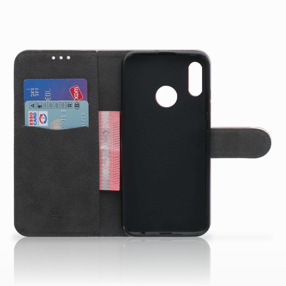 Honor 10 Lite Wallet Case met Pasjes Liefde - Origineel Romantisch Cadeau