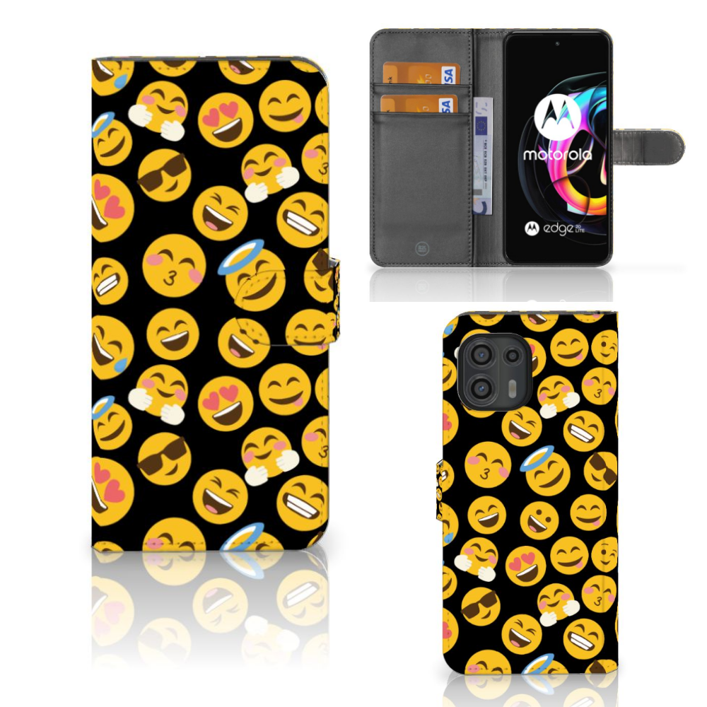 Motorola Edge 20 Lite Telefoon Hoesje Emoji