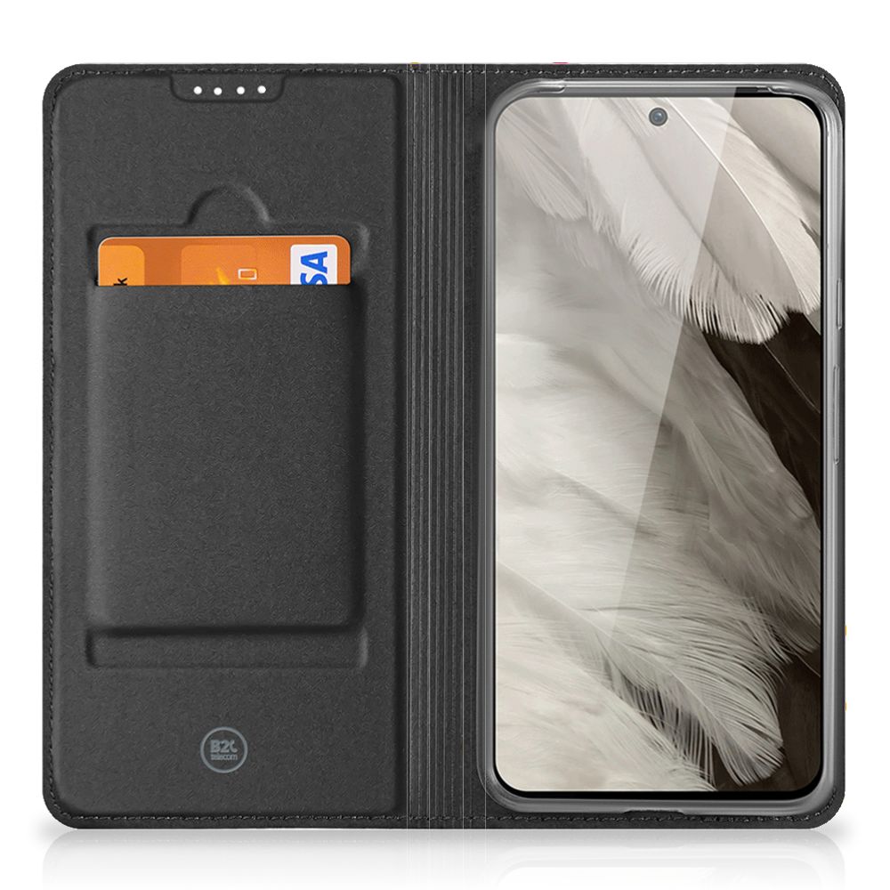 Google Pixel 8 Flip Style Cover Donut Roze