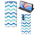 OPPO Reno4 Pro 5G Hoesje met Magneet Zigzag Blauw - B2C Telecom