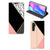 Xiaomi Mi Note 10 Lite Stand Case Zwart Roze Vormen