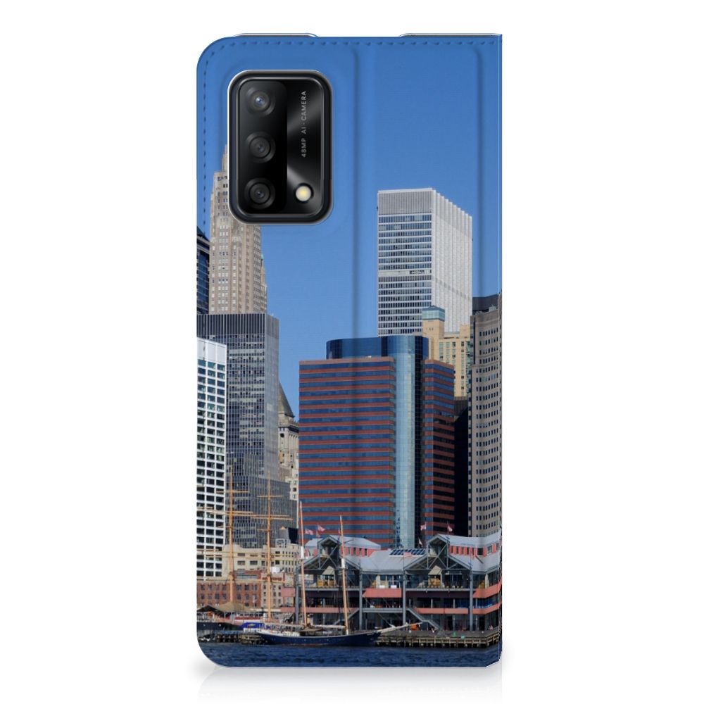 OPPO A74 4G Book Cover Vrijheidsbeeld - B2C Telecom