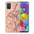 Samsung Galaxy A51 TPU Siliconen Hoesje Marmer Oranje