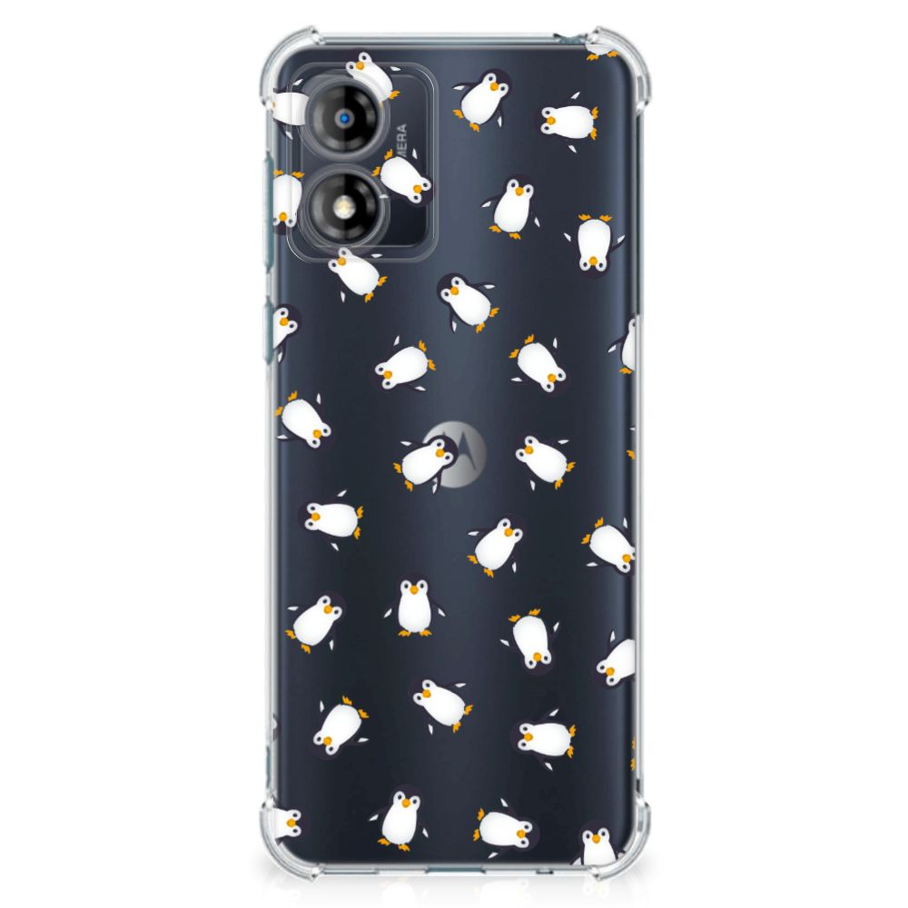 Doorzichtige Silicone Hoesje voor Motorola Moto E13 Pinguïn B2C Telecom