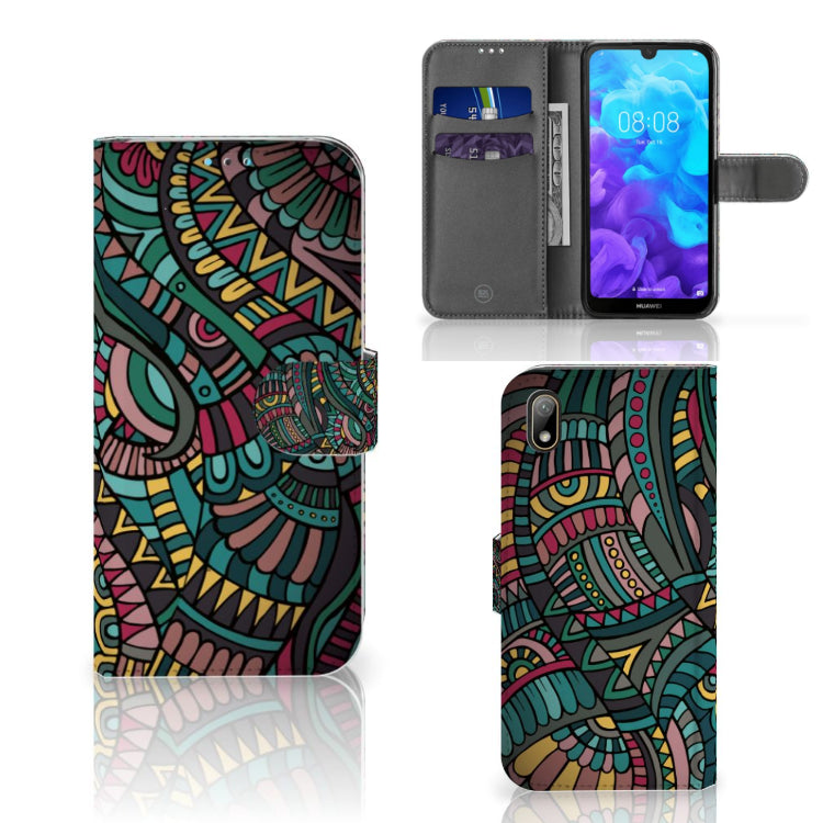 Huawei Y5 (2019) Telefoon Hoesje Aztec