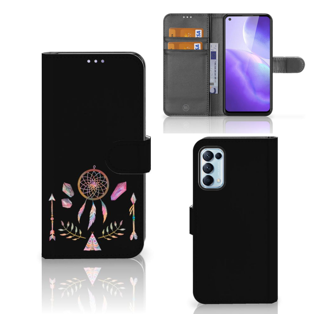 OPPO Find X3 Lite Leuk Hoesje Boho Dreamcatcher