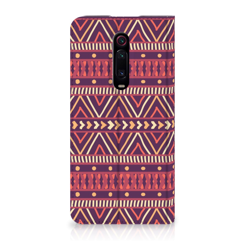 Xiaomi Redmi K20 Pro Hoesje met Magneet Aztec Paars - B2C Telecom