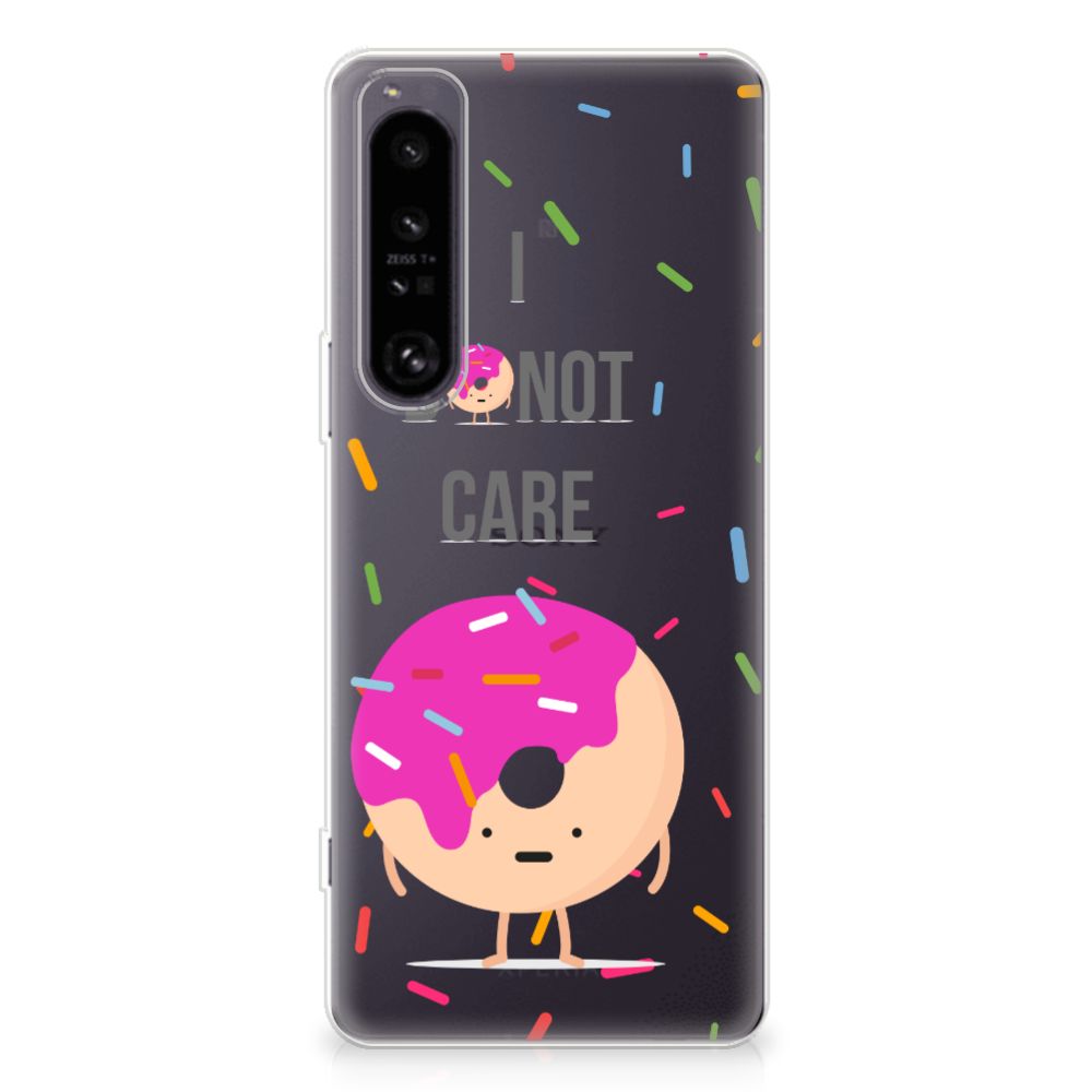 Sony Xperia 1 IV Siliconen Case Donut Roze