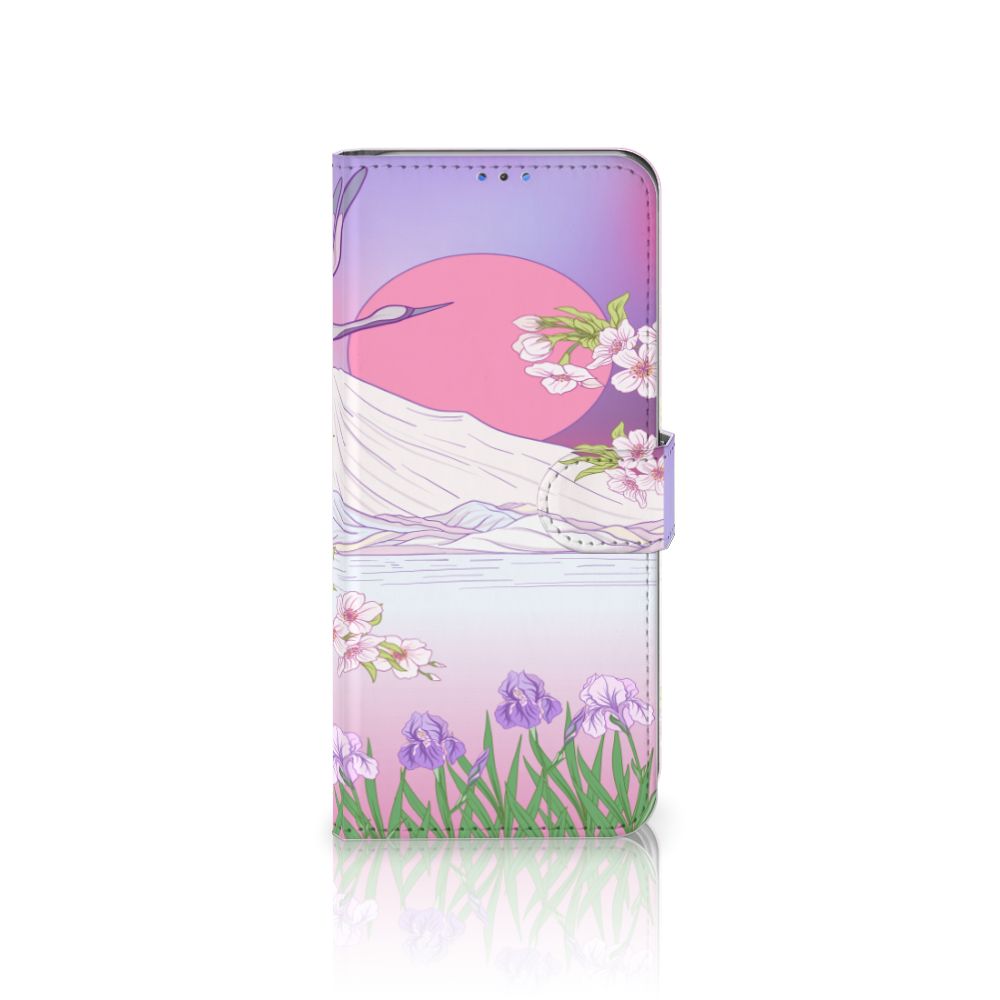 Motorola G8 Power Lite Telefoonhoesje met Pasjes Bird Flying