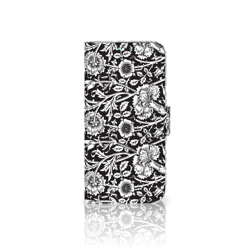Huawei Y5 (2019) Hoesje Black Flowers