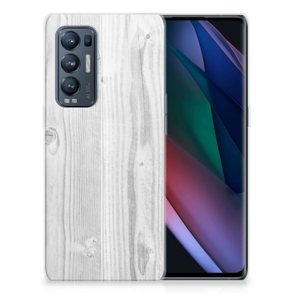 OPPO Find X3 Neo Bumper Hoesje White Wood B2C Telecom