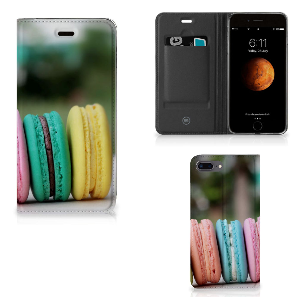 Apple iPhone 7 Plus | 8 Plus Flip Style Cover Macarons