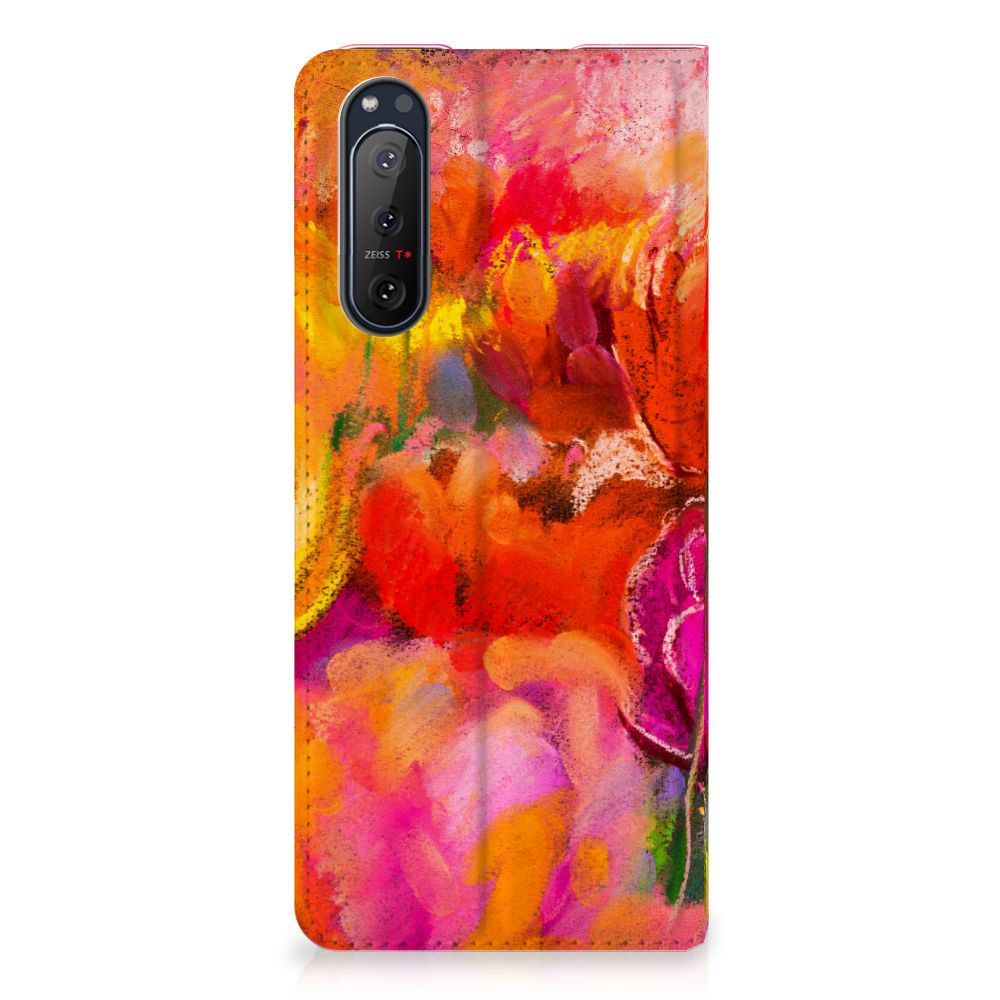 Bookcase Sony Xperia 5 II Tulips - B2C Telecom