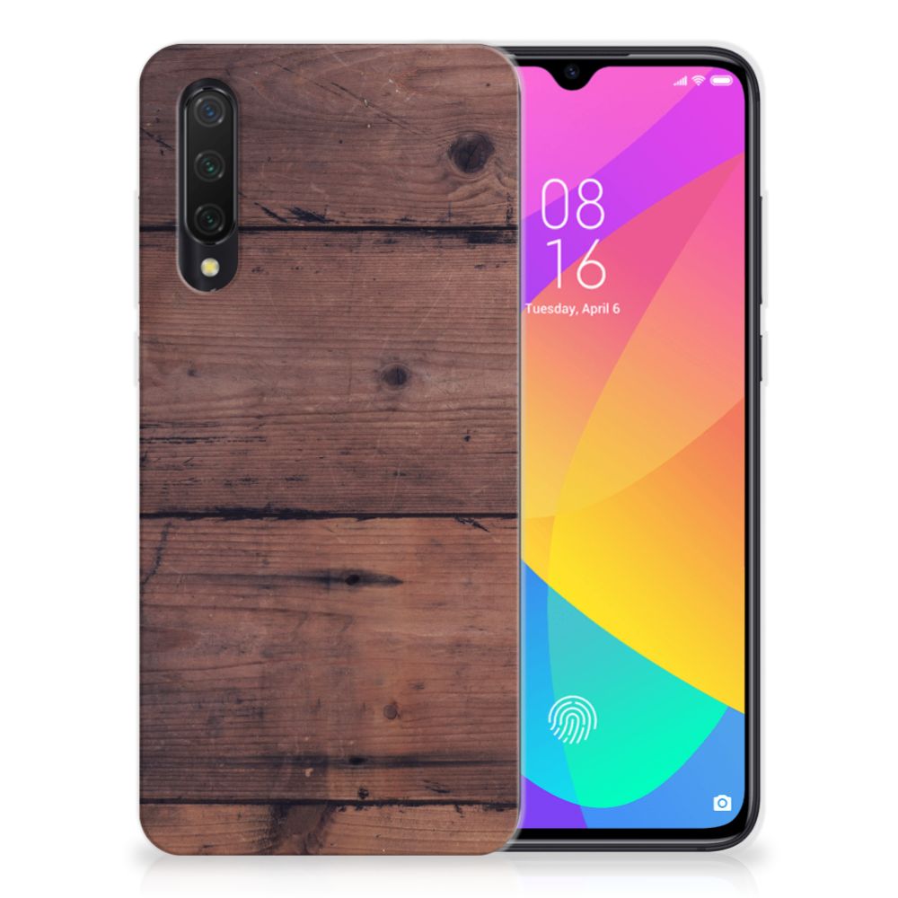 Xiaomi Mi 9 Lite Bumper Hoesje Old Wood