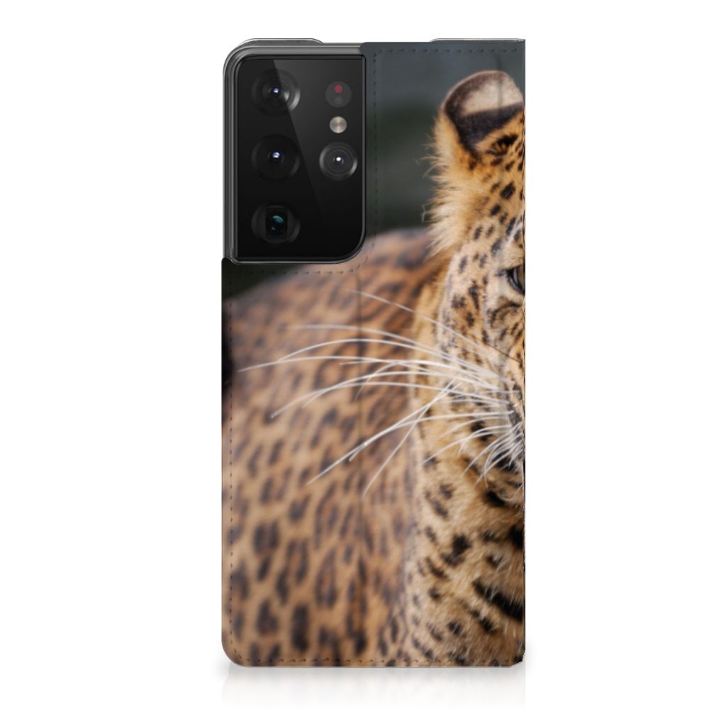 Samsung Galaxy S21 Ultra Hoesje maken Luipaard - B2C Telecom