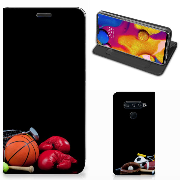 LG V40 Thinq Hippe Standcase Sports