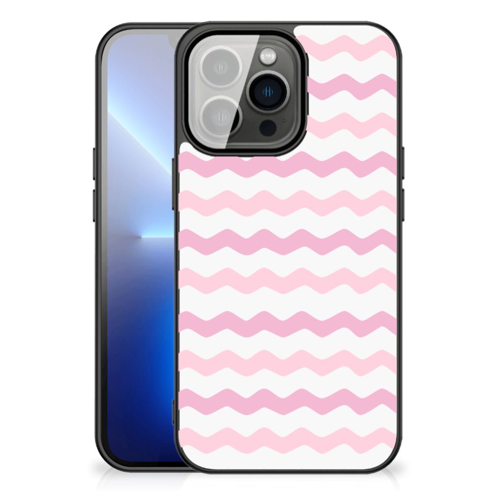 iPhone 13 Pro Max Back Case Waves Roze B2C Telecom