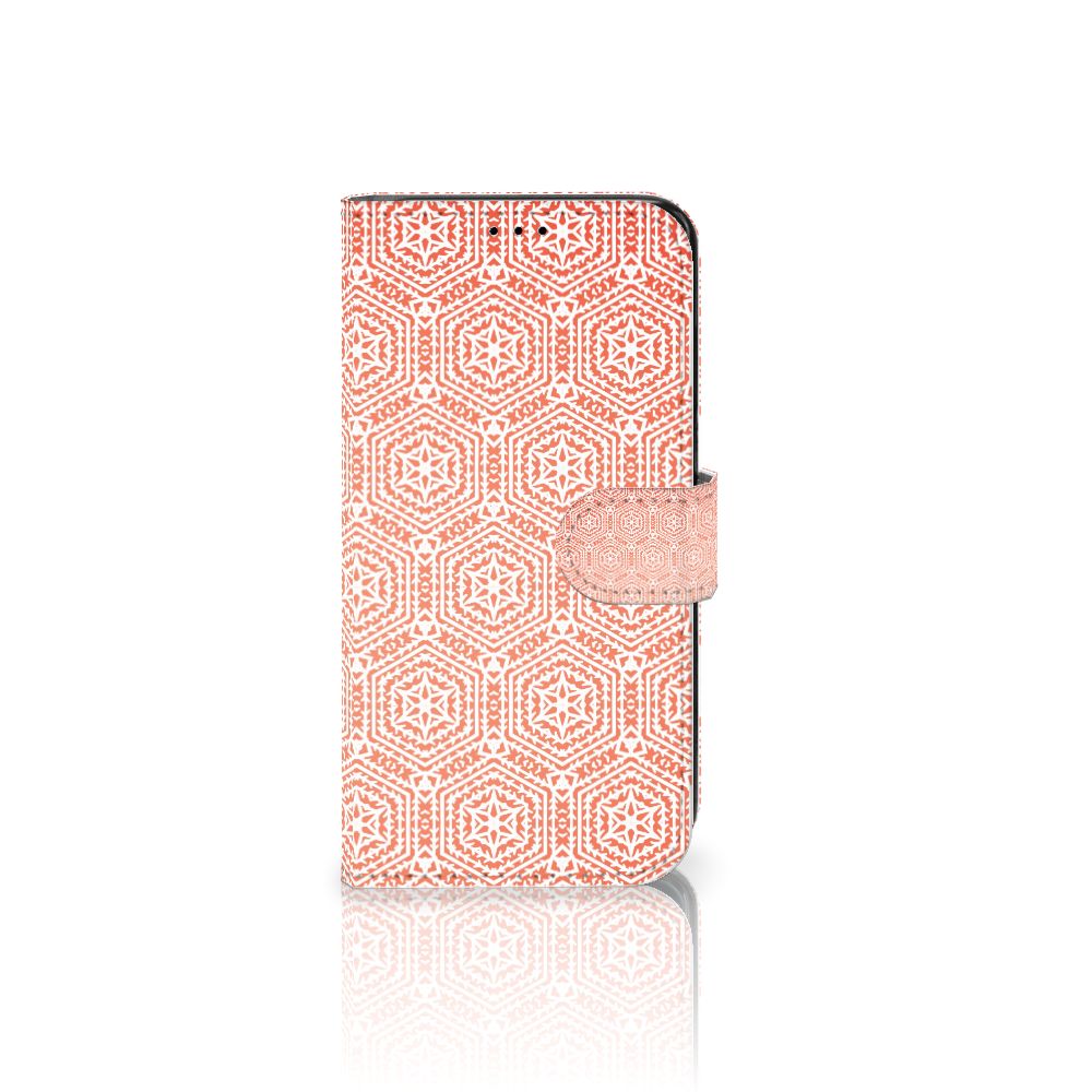 Samsung Galaxy S7 Edge Telefoon Hoesje Pattern Orange