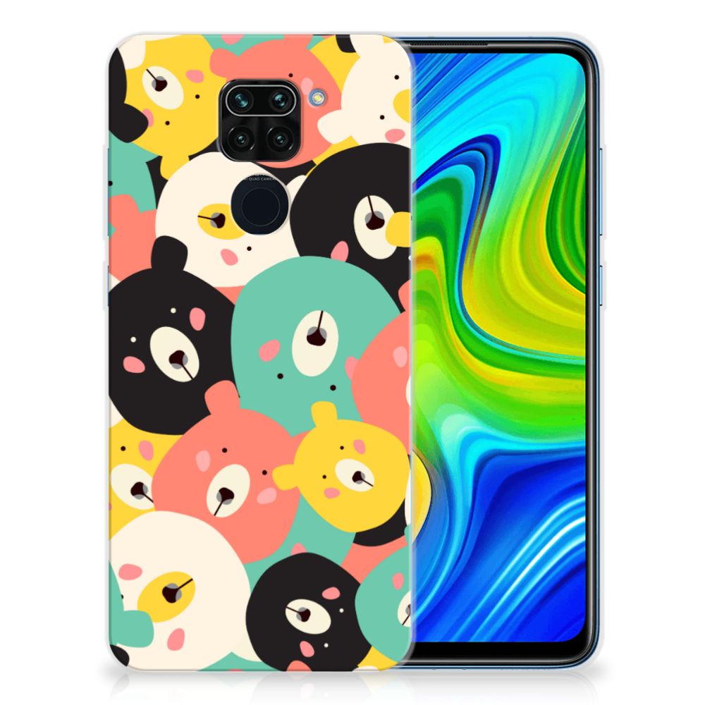 Xiaomi Redmi Note9 Telefoonhoesje met Naam Bears B2C Telecom