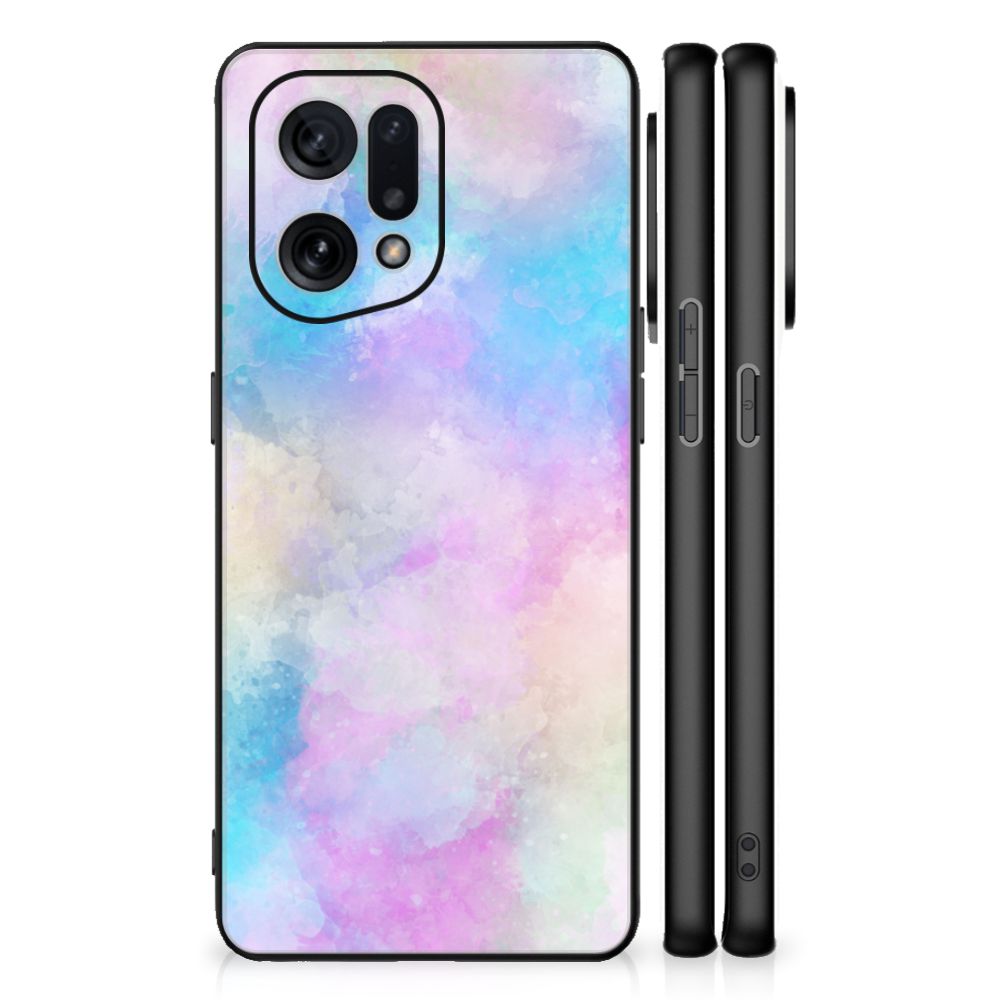 Kleurrijke Telefoonhoesje OPPO Find X5 Watercolor Light B2C Telecom