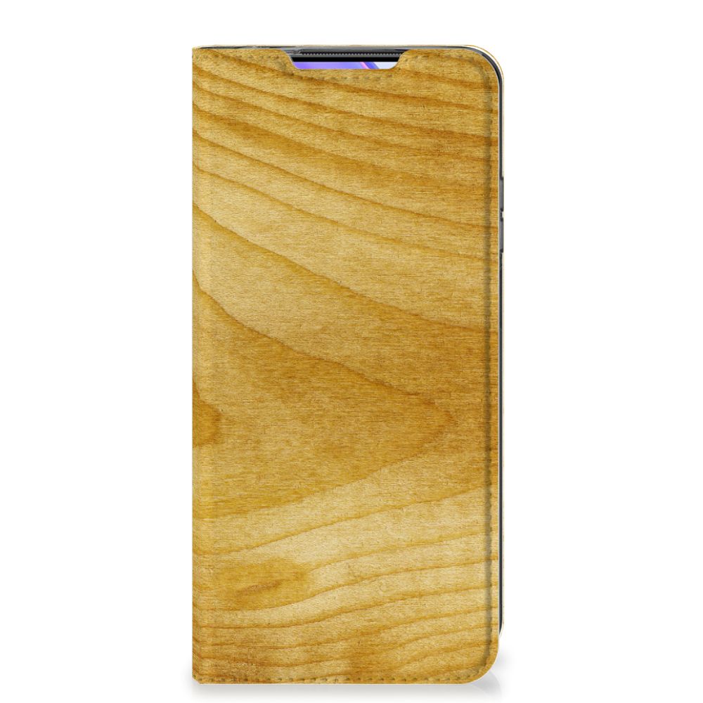 Xiaomi Mi 10T Lite Book Wallet Case Licht Hout - B2C Telecom