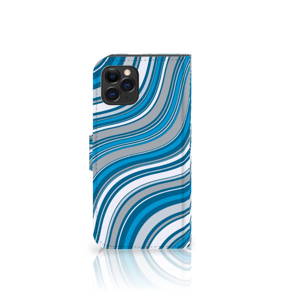 Apple iPhone 11 Pro Telefoon Hoesje Waves Blue