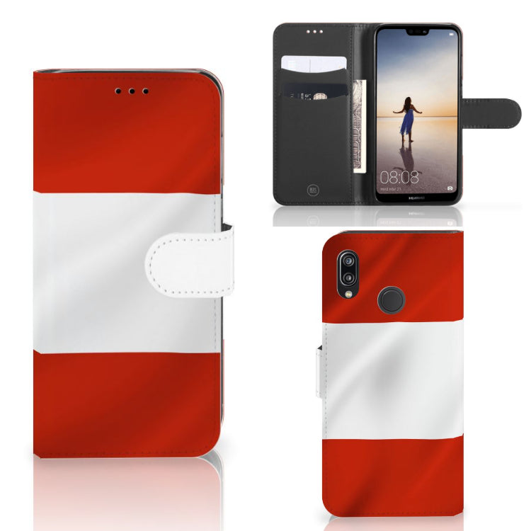 Huawei P20 Lite Bookstyle Case Oostenrijk