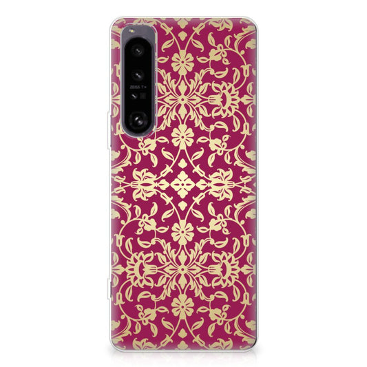 Siliconen Hoesje Sony Xperia 1 IV Barok Pink