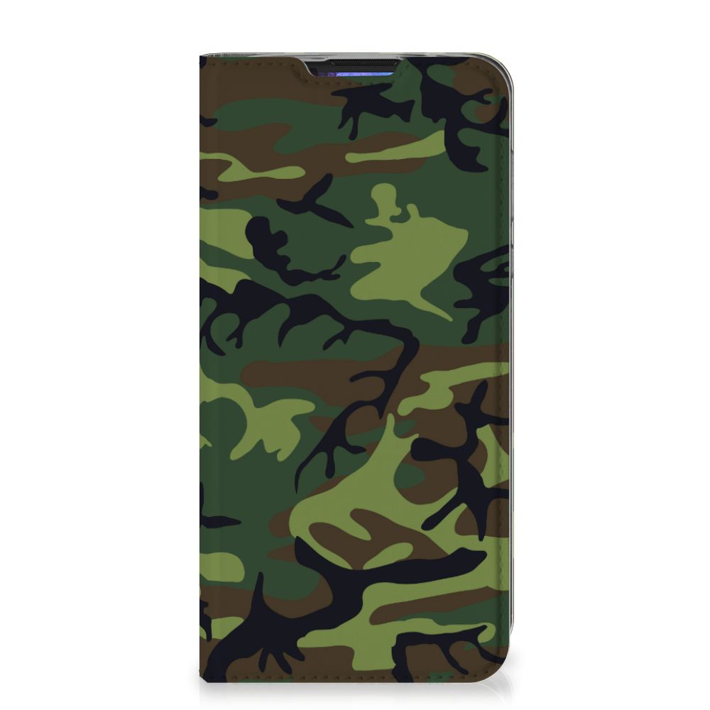 Motorola Moto G Pro Hoesje met Magneet Army Dark - B2C Telecom