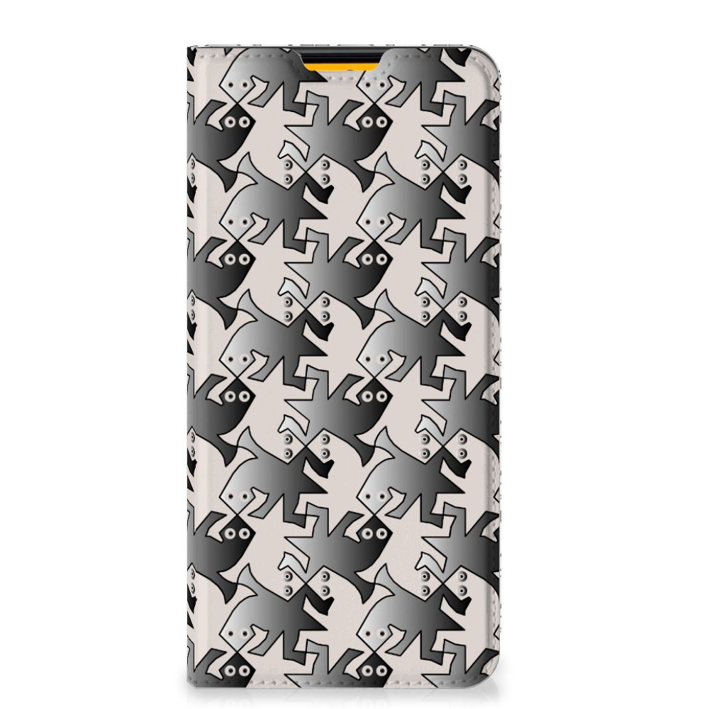 Samsung Galaxy M52 Hoesje maken Salamander Grey - B2C Telecom