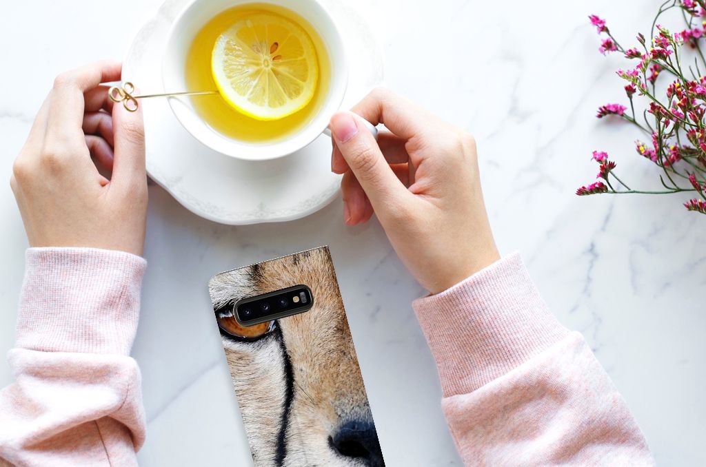 Samsung Galaxy S10 Hoesje maken Cheetah