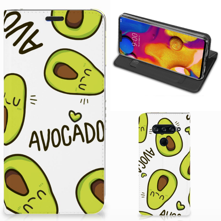 LG V40 Thinq Magnet Case Avocado Singing