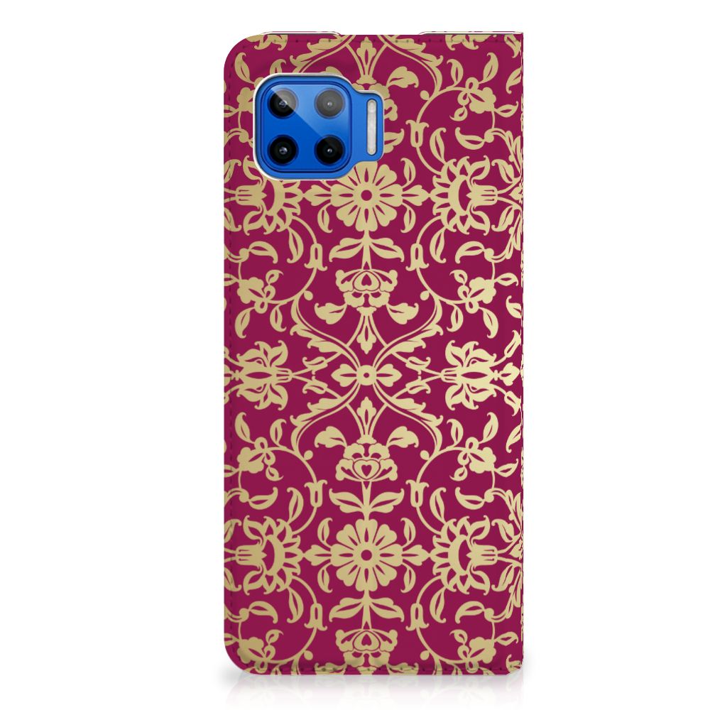 Telefoon Hoesje Motorola Moto G 5G Plus Barok Pink - B2C Telecom