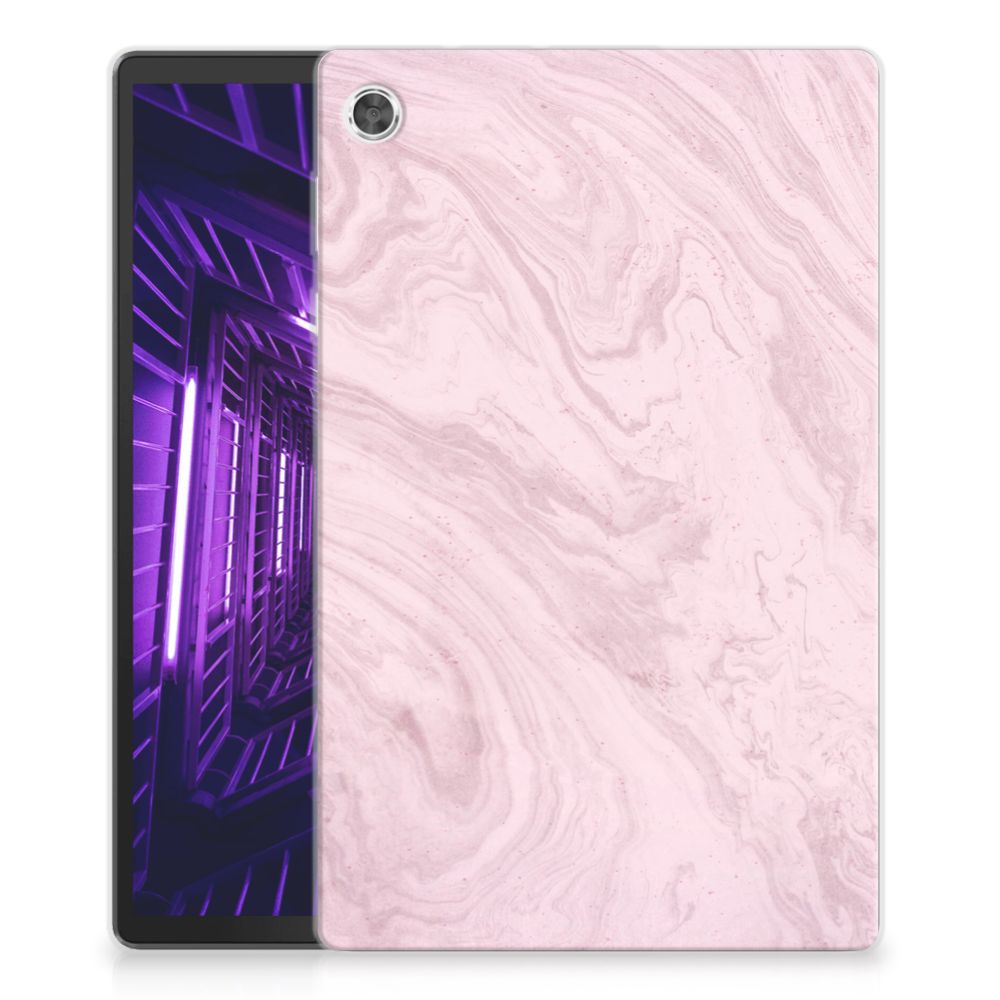 Lenovo Tab M10 Plus Tablet Back Cover Marble Pink - Origineel Cadeau Vriendin - B2C Telecom