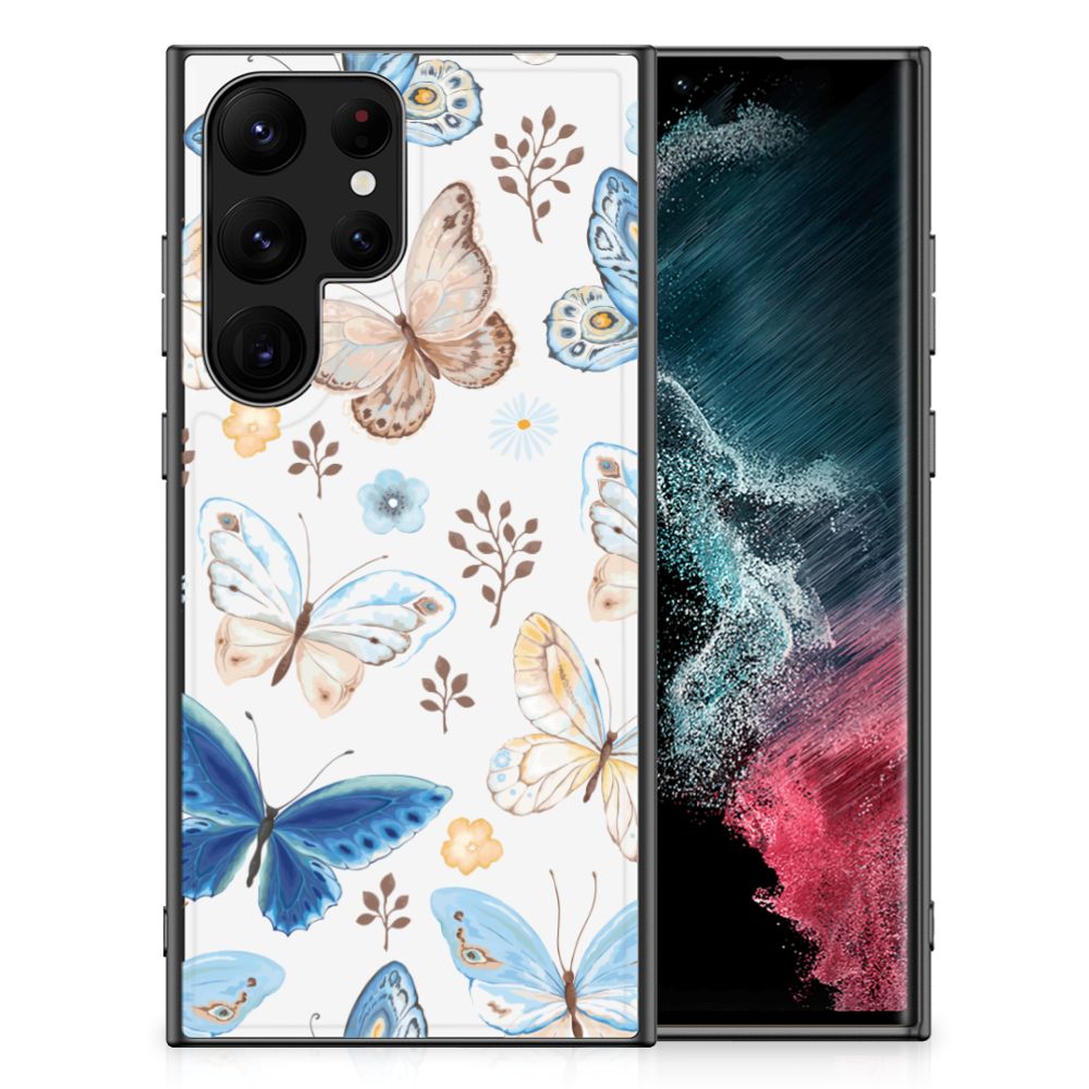 Dierenprint Telefoonhoesje voor Samsung Galaxy S23 Ultra Vlinder