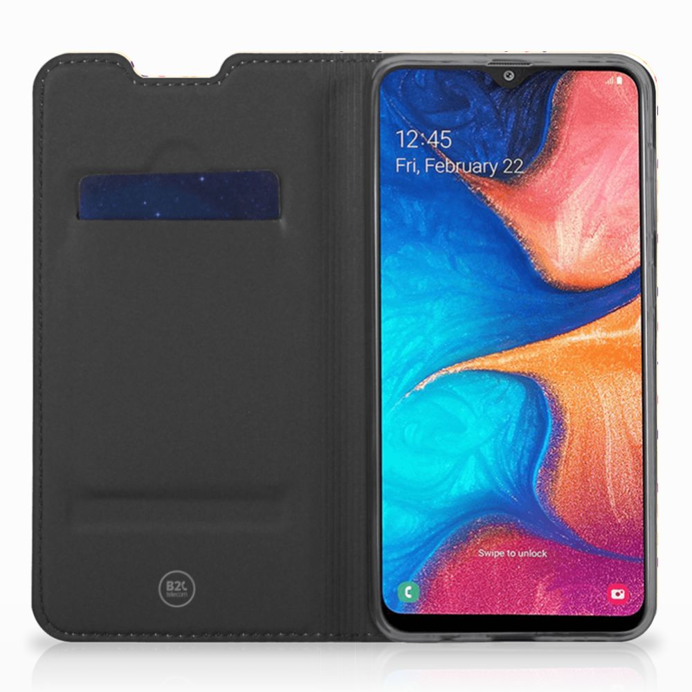 Samsung Galaxy A30 Hoesje met Magneet Aztec Yellow